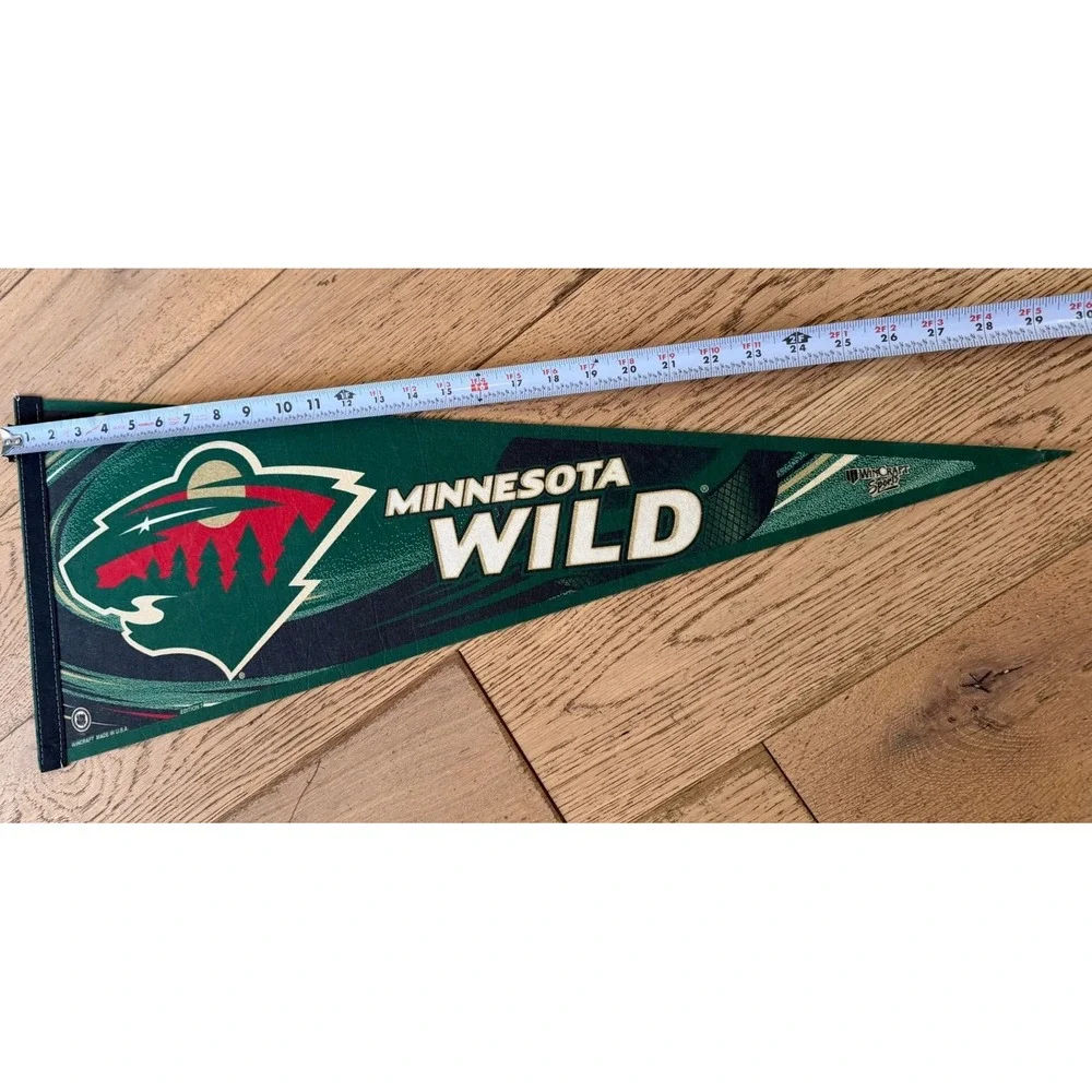 Minnesota Wild Hockey Pennant Flag Wincraft Sport Made‎ in USA